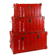 Shipping containers lend themselves to the imaginations of those who are willing to step out on the conventional practices of building. Shipping Container Storage Chest Small Metal Storage Box Wooden Storage Metal Containers
