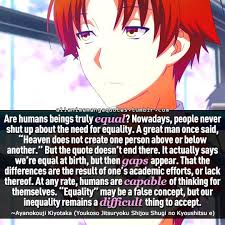 Youkoso Jitsuryoku Shijou Shugi No Kyoushitsu My Love For This Show Has No Limits Anime Quotes Inspirational Anime Quotes Manga Quotes