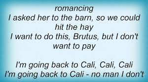 Stream going back to cali the new song from the zim. Ll Cool J Going Back To Cali Lyrics Youtube