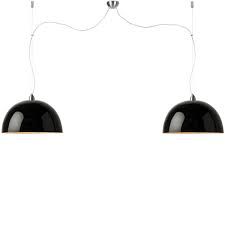 Total height with power cord 76 inches. Halong Bamboo Hanging Double Lamp Black Vivaterra