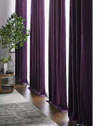 Luxury Purple Eggplant Curtains Custom Velvet Bedroom Curtains Rod Pocket Vintage Style Window Drapery Luxury Home Decor Purple Bedroom Decor Curtains Black Curtains Living Room
