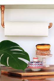 Strong magnetic wall mounted towel holder kitchen shelf paper roll rack home. 5 Diy Paper Towel Holders