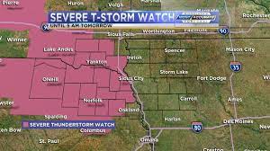 Warnings are usually issued six to 24 hours in advance, although some severe weather (such as thunderstorms and tornadoes) can occur rapidly, with less than . Severe Thunderstorm Watch Issued In Sd And Ne Siouxlandproud Sioux City Ia News Weather And Sports