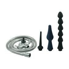 Silicone Enema Set Douche System Bathroom Anal Cleanser Vagina Washing Sex  Toys