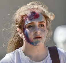 Photos: Masterworks recreated in chalk at Santa Ynez Valley Union High  School