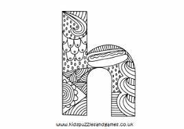 Subscribe to the yescoloring youtube channel. H Mindful Lowercase Colouring Sheet Kids Puzzles And Games