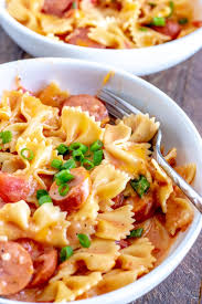 creamy sausage pasta dinner made in