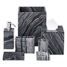 Add a touch of modern elegance to your bathroom while keeping things neat and organized with this beautiful set. Marble Bathroom Accessories Bed Bath Beyond