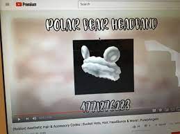 Roblox Bloxburg Accessories Aesthetic Hair Accessories Bloxburg Headband Code Roblox