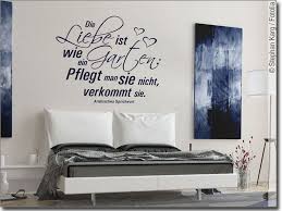 W o dein teppich ist, da ist dein heim. Wandspruch Die Liebe Ist Wie Ein Garten Wandtattoo