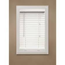Home Decorators Collection White Faux Wood Blind 2 In Slats 64 In Length Price Varies B White Faux Wood Blinds Faux Wood Blinds Home Decorators Collection