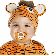Baby Kostum Mini Tiger Mit Schnuller Schlafanzug Baby Kostum Schnuller Baby