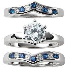 Our buy now pay later plans allow you to get what you want or need now, and finance it with low monthly. Fingerhut Sterling Silver Synthetic Blue Sapphire And Cz 3 Pc Bridal Set