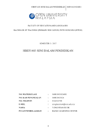 Bagaimana paradigma hubungan agama dan iptek? Doc Hbef1403 Seni Dalam Pendidikan Yong Hean Ruok Student Academia Edu