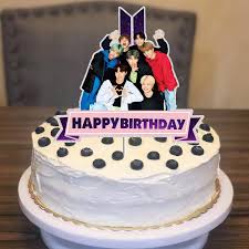 Diy chimmy polymer clay tutorial. Bts Cake Topper Happy Birthday Cake Decor Bangtan Boys Birthday Party Supplies For Boys Girls Fans Amazon Com Grocery Gourmet Food