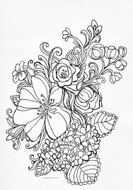 Many details are hidden in these adults floral coloring pages prepare your pens, make yourself comfortable in your garden. Flower Coloring Page 1 Andrea Maglio Macullar Drawings Illustration Flowers Plants Trees Flowers Flowers A H Hydrangea Artpal