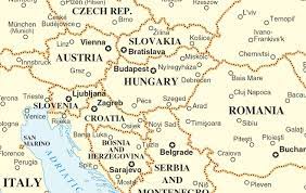 Clique na imagem para abrir maior. Mapa Da Hungria E Nos Paises Vizinhos Mapa Da Hungria E Nos Paises Vizinhos Europa De Leste Europa