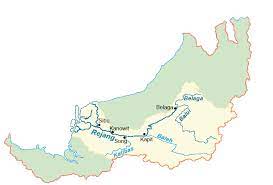 North hulu sungai regency (sungai means river in indonesian) is one of the nine regencies in the indonesian province of south kalimantan. Rajang River Wikipedia