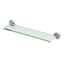 From a company that's known for outstanding quality since 1977, gatco presents. Gatco Designer Ii 22 5 In W Glass Shelf In Chrome 5077 The Home Depot Gatco Glass Shelves Glass Corner Shelves