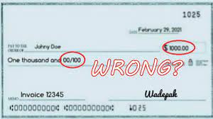 Add a note on check for personal reference, sometimes requested by payee (write your phone number as note for a check to pay phone bill). How To Write A Check For 1000 Fill Out A Thousand Dollar Check Correctly Youtube