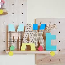 Are you a wood lover? Decorating With Wooden Letters