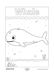 Download Whale Coloring Page Sea Animals Coloring Book For Kids Coloring Books Kids Coloring Books Animal Coloring Books