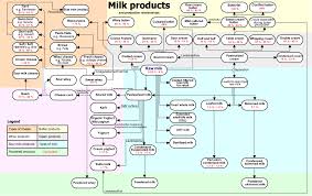 Milk Products Flow Chart In 2019 Butter Pasta Clarified