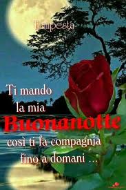 Buonanotte Buona Notte Belleimmagini It Cartolina con una rosa e due pianeti. buonanotte buona notte belleimmagini it