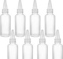 Amazon.com: 8Pcs Plastic Squeeze Bottles 2 oz Mini Clear ...
