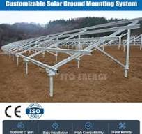 Ground Screw Mounted Aluminum Solar Panel Frame - Yuen