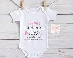 Cute Birthday Outfits For 11 Year Olds My First Birthday Quarantined Birthday Personalized Quarantined Birthday My First Birthday Outfit Smash Cake Shirt Smash Cake Party In 2020 First Birthday Outfits Cake Shirts First Birthday Shirts