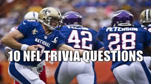 Perhaps no single position in any american sport garners more glory than quarterback. Nfl Trivia Quiz Nfl Kick Off Youtube