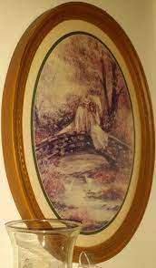 How to create space in a small home, images of small house interiors, small house design ideas. Home Interiors Homco Oval Picture Wall Decor Lovers Under A Tree Scene Wall Decor Pictures Picture Wall House Interior
