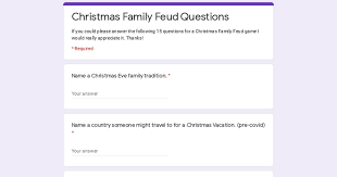 We earn a commission for products purchased through some links in this. Casual Christmas Family Feud Everyone Samplesize