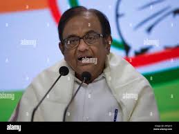 191205 -- NEW DELHI, Dec. 5, 2019 -- Indian former Finance Minister and  senior Congress party leader P. Chidambaram addresses a press briefing in  New Delhi, India, Dec. 5, 2019. P. Chidambaram