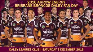 List of brisbane broncos representatives. Broncos Fan Day In Dalby December 3 North Queensland Register Queensland