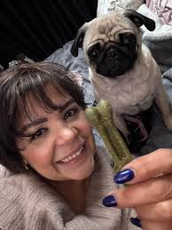 Treats time Lucy's favorite ones.