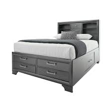 Jordyn Gray Queen Storage Bed El Dorado Furniture