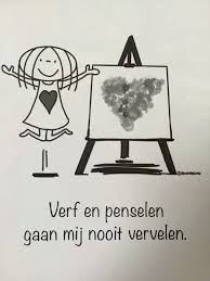 Verf En Penselen Gaan Mij Nooit Vervelen Jabbertje Penselen Teksten Citaten