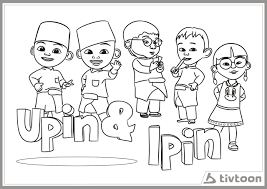 Upin ipin berpuasa bersama kawan baru selamat menyambut lebaran. Contoh Gambar Gambar Mewarnai Upin Ipin Dan Kawan Kawan Kataucap
