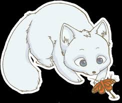 Similar with fox head png. Download Arctic Fox Clipart Adorable Cute Arctic Fox Drawing Png Image With No Background Pngkey Com