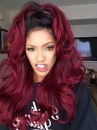 Red hair color highlights for black natural hair is best one option from different hair color highlights. Beauty Trend Bold Hair Color For Summer Maroon Hair Hair Color Burgundy Hair Styles