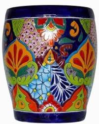 Talavera Pottery Talavera Banca Garden Bench Pottery Pots And Terra Cotta Talavera Pottery Colorful Pottery Arizona Pottery