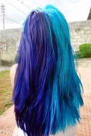 I Always Make Hair Sets So How About A Collection Turquoise Hair Hair Styles Split Dyed Hair