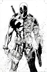 Deadpool Vs X Force 1 Cover By J Scott Campbell Stuffnthings Scott Campbell J Scott Campbell Comic Art