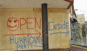 Hurricane party breaks out as Matthew misses Fort Lauderdale