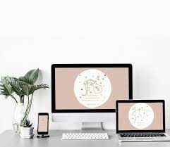 Aquarius Desktop Wallpaper Zodiac Aquarius Laptop Background Etsy Desktop Wallpaper Minimalist Desktop Wallpaper Laptop Backgrounds