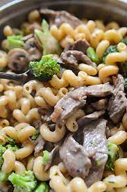 Beef Mushroom And Broccoli Pasta Recipe Steak Pasta Recipe Steak And Broccoli Broccoli Pasta