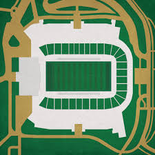 Jerry Richardson Stadium Map Art