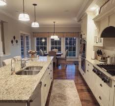Open Concept Kitchen Kitchen Island Granite Countertops New Venetian Gold Wall Color Sherwin Willi Kitchen Renovation Open Concept Kitchen Kitchen Remodel